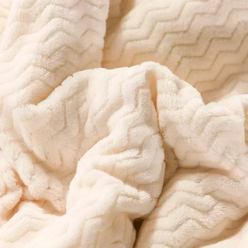 UltraSoft European Fleece Weighted Blanket – Thickened Winter Comforter for Cozy Sleep